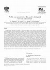 Research paper thumbnail of Pro®le cone penetrometer data used to distinguish between soil materials