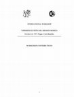 Research paper thumbnail of Prague, Czech Republic WORKSHOP CONTRIBUTIONS 1 AGNPS (Agricultural Non-Point Source Pollution Model