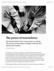 Research paper thumbnail of The Power of Nonviolence