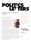 Critique's Persistence: An Interview with Sianne Ngai, by Mikkel Bolt Rasmussen and Devika Sharma (Kultur & Klasse / Politics and Letters, 2017) Cover Page