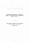 Unconstitutional Constitutional Amendments: A Study of the Nature and Limits of Constitutional Amendment Powers Cover Page