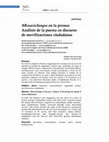 Research paper thumbnail of #RosarioSangra en la prensa: análisis de la puesta en discurso de movilizaciones ciudadanas en reclamo de seguridad y justicia