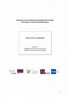 Research paper thumbnail of Executive Summary | Onderzoek van de publieke huisvestingsmarkt in België in het kader van de Diversiteitsbarometer.