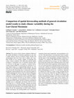 Comparison of spatial downscaling methods of general circulation model results to study climate variability during the Last Glacial Maximum Cover Page