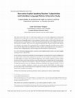 Research paper thumbnail of Non-native English Speaking Teachers' Subjectivities and Colombian Language Policies: A Narrative Study