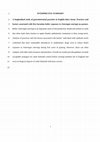 A longitudinal study of gastrointestinal parasites in English dairy farms. Practices and factors associated with first lactation heifer exposure to Ostertagia ostertagi on pasture Cover Page