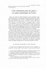 Research paper thumbnail of "'Une exhortation pour les pieux' La nature parénétique du Coran," Revue théologique du Louvain 49 (2018), 182-200.