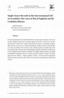 Research paper thumbnail of Sarah Stroumsa, “Single-Source Records in the Intercommunal Life of al-Andalus: The Cases of Ibn al-Naghrīla and the Codoban Martyrs,” Intellectual History of the Islamicate World, vol. 6, no. 1-2 (January 2018): 217-241