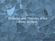 Research paper thumbnail of Histories and Theories of the Deep Surface