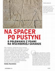 Research paper thumbnail of (2018) Na spacer po pustyni. O polowaniu z psami na wschodniej Saharze