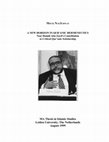 Research paper thumbnail of A NEW HORIZON IN QUR'ANIC HERMENEUTICS Nasr Hamid Abu Zayd's Contribution to Critical Qur'anic Scholarship