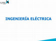 INGENIERÍA ELÉCTRICA Cover Page