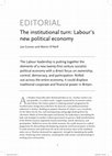 Research paper thumbnail of Joe Guinan and Martin O'Neill, (2018), "The Institutional Turn: Labour's new political economy," Renewal: a Journal of Social Democracy, 26 (2), 5-16