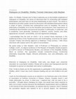 Research paper thumbnail of Dialogues on Disability: Shelley Tremain Interviews Julie Maybee (posted at BIOPOLITICAL PHILOSOPHY)