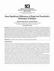 Some Significant Differences of Hegel and Feuerbach's Philosophy of Religion Cover Page