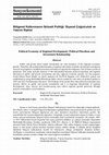 Research paper thumbnail of Bölgesel Kalkınmanın İktisadi Politiği: Siyasal Çoğulculuk ve Yatırım İlişkisi