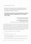 Living the Teaching Practicum Within Dichotomies: The Story From Within When Implementing ICTs in the English Language Classroom Cover Page