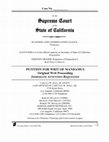 Research paper thumbnail of California Supreme Court - PETITION FOR WRIT OF MANDAMUS TO ALEX PADILLA TO PROHIBIT STATE SPLIT INITIATIVE FROM APPEARING ON CALIFORNIA BALLOT