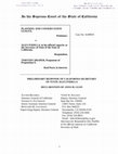 Research paper thumbnail of Planning and Conservation League v Alex Padilla (Draper) - PADILLA AS SECRETARY OF STATE'S PRELIMINARY RESPONSE OF CALIFORNIA SECRETARY OF STATE ALEX PADILLA DECLARATION OF JANA M. LEAN