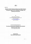 Research paper thumbnail of Khaṭīb al-Islām Maulāna Muḥammad Sālim Qāsmi: Tracing the Legacy of His Theological Paradigms and Intellectual Dimensions