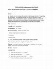 Research paper thumbnail of TESOL End of the term assignment module 1