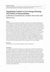 Research paper thumbnail of Negotiating Comfort in Low Energy Housing: The Politics of Intermediation