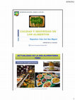 CALIDAD Y SEGURIDAD DE LOS ALIMENTOS Cover Page