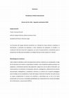 Research paper thumbnail of Programa - Seminario Periodismo y Política Internacional