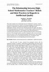 Research paper thumbnail of The Relationship between High- School Mathematics Teachers' Beliefs and their Practices in Regards to Intellectual Quality