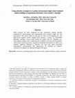 Research paper thumbnail of Using solution strategies to examine and promote high-school students' understanding of exponential functions: One teacher's attempt 1