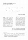 Research paper thumbnail of La constitución de la identidad personal en el nuevo capitalismo y sus repercusiones morales