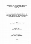 (1996) Tese de doutorado: INFLUENCE DE LA FRANCE DANS LE THEATRE BRESILIEN AU XIX ème SIÈCLE: L'EXEMPLE  D'ARTHUR AZEVEDO. Cover Page