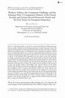 Workers’ Politics, the Communist Challenge, and the Schuman Plan: A Comparative History of the French Socialist and German Social Democratic Parties and the First Treaty for European Integration Cover Page