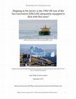 IMO Legal Regime of Arctic Passage Research Project Cover Page