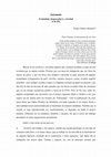 Research paper thumbnail of Entramado Feminidad, desgarradura y otredad (I de III