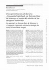 Research paper thumbnail of Una aproximación al discurso "Conquista Espiritual" de Antonio Ruiz de Montoya a través del estudio de las imágenes benévolas