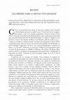 Research paper thumbnail of Rey, S. (2018). REVIEW LE CHEMIN VERS LA RÉVOLUTION ROMAINE. G. García Vivas, Ronald Syme: el camino hasta ‘La Revolución Romana’ (1928– 1939). Barcelona: Universitat de Barcelona; 2017. Pp. 280. Paperback, €30.00. ISBN 978-84-475-4062-4; in Histos 12 (2018) xxxviii–xl