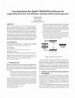 Research paper thumbnail of Conceptualizing the digital TAKEDOWN platforms for supporting first-line-practitioners and law enforcement agencies