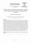 Research paper thumbnail of A Dyadic Analysis of Salespersons and Customers in Banking Sector: Humor Usage, Word of Mouth and Expectation of Continuity