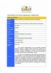 Research paper thumbnail of DEPARTAMENTO DE FILOSOFÍA, HUMANIDADES Y COMUNICACIÓN Datos de la asignatura