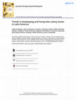 Research paper thumbnail of Trends in beekeeping and honey bee colony losses in Latin America