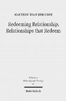 Redeeming Relationship, Relationships that Redeem Cover Page