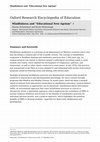 Research paper thumbnail of Mindfulness and 'Educational New Ageism'