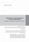 Research paper thumbnail of DEMOCRACIA E LEGITIMIDADE NA ATUAÇÃO BUROCRÁTICA