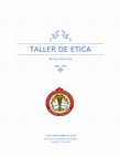 Taller de Etica Cover Page