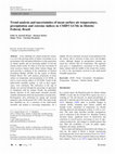 Research paper thumbnail of Trend analysis and uncertainties of mean surface air temperature, precipitation and extreme indices in CMIP3 GCMs in Distrito Federal, Brazil 