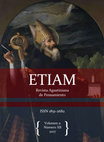 Research paper thumbnail of ETIAM, Revista Agustiniana de Pensamiento Volumen XI, Número 12, 2017 .pdf