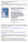 Learning to Catch the Wave? Regional Demands for Constitutional Change in Contexts of Asymmetrical Arrangements Cover Page