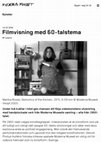 Research paper thumbnail of Filmvisning med 60-talstema, (2010), Moderna Museet, Malmö