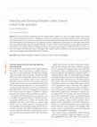 Research paper thumbnail of Detecting and Directing Emergent Urban Systems: a Multi-Scale Approach